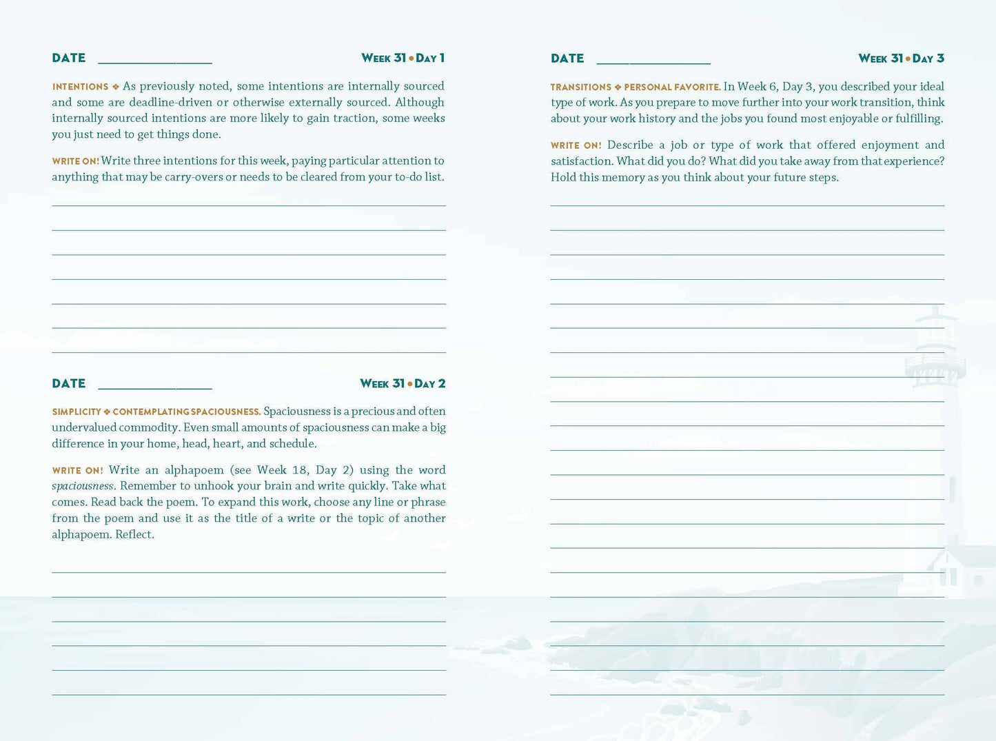 Therapy Journal for Overcoming Burnout by Kathleen Adams Union Square & Co.