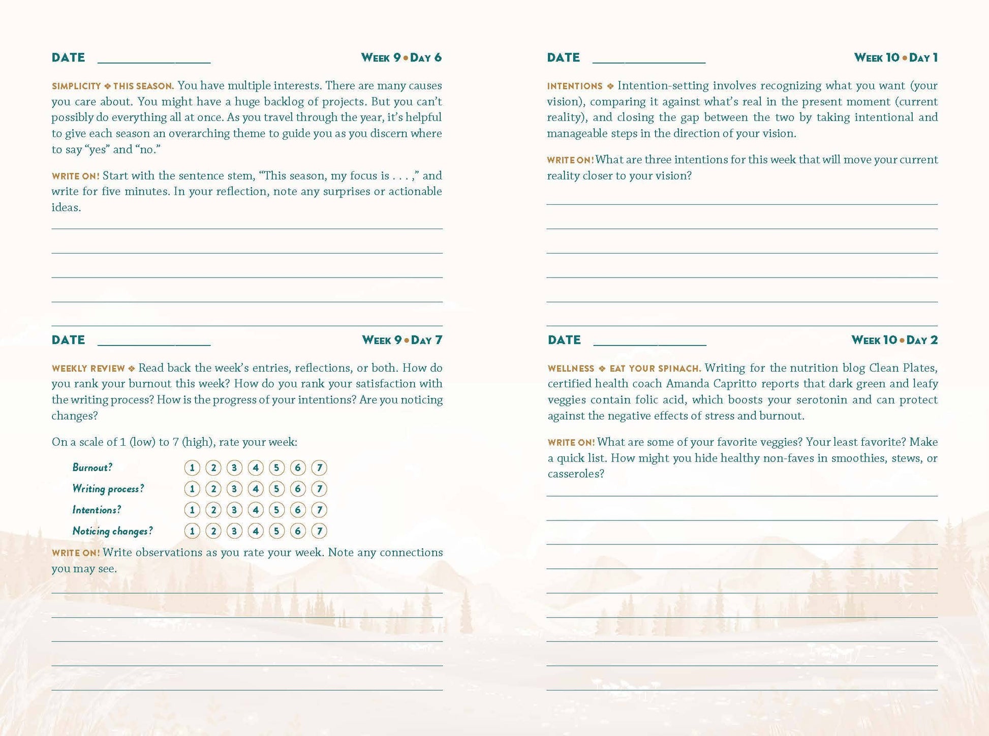 Therapy Journal for Overcoming Burnout by Kathleen Adams Union Square & Co.