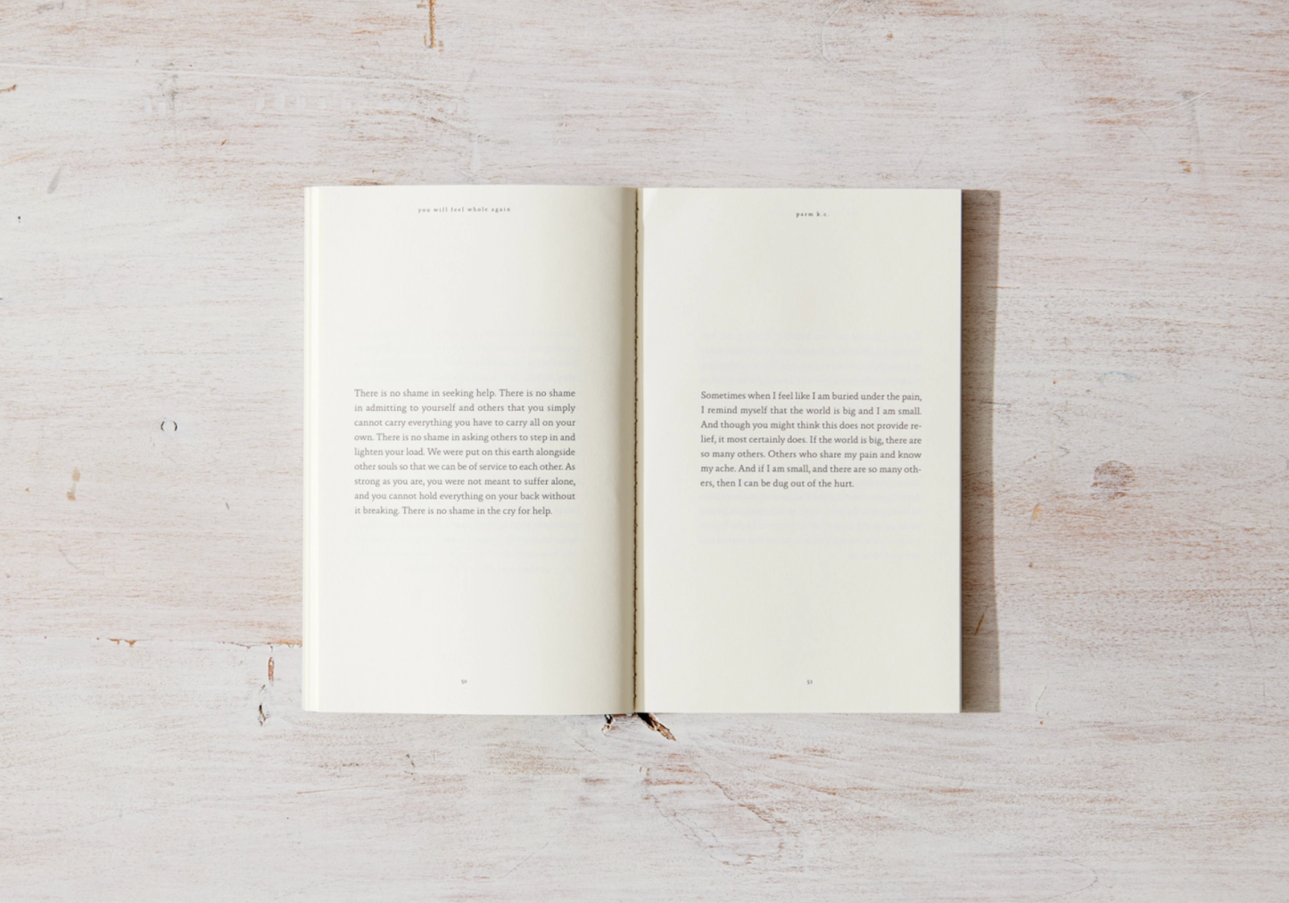 You Will Feel Whole Again - book Thought Catalog