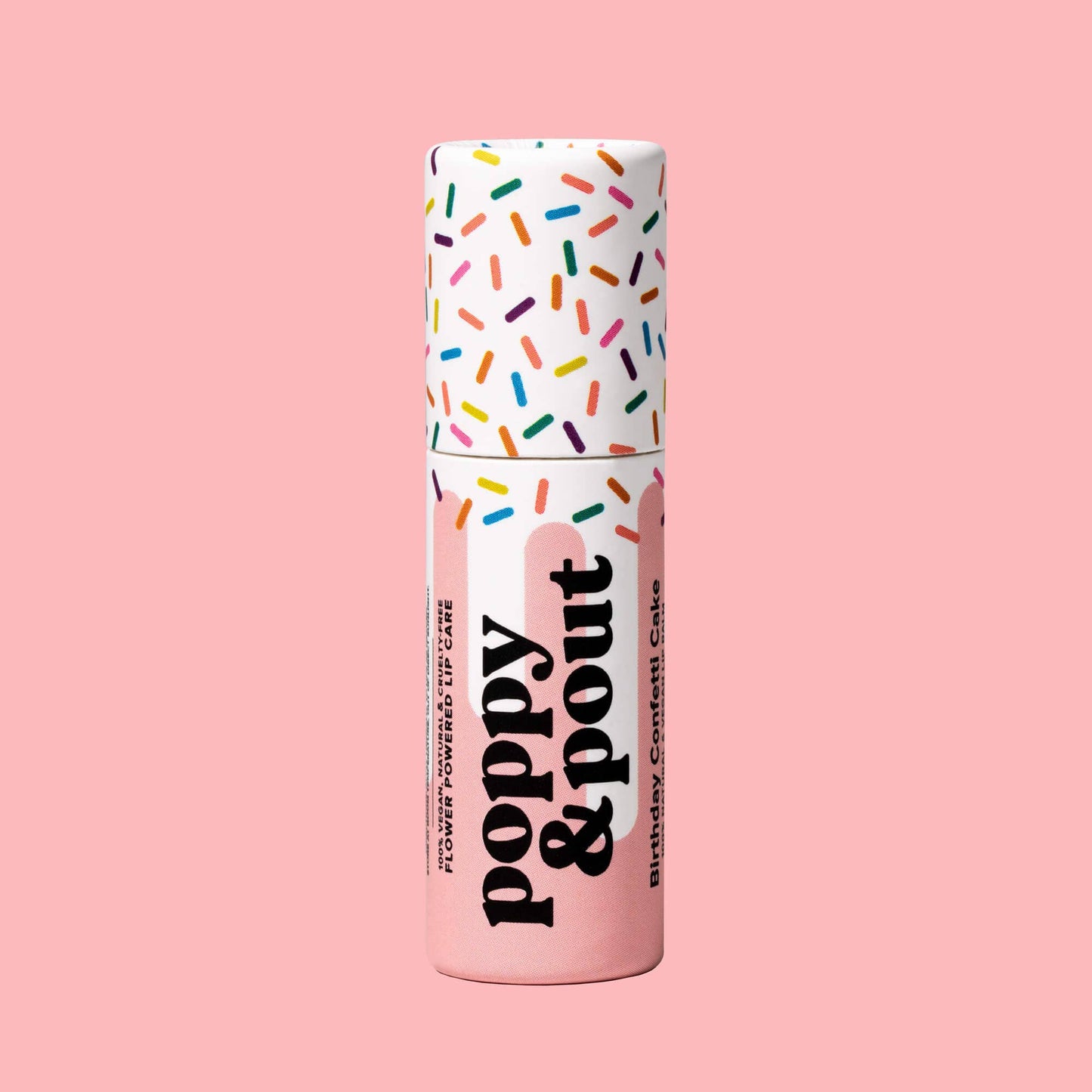Poppy and Pout Nourishing Birthday Cake Flavored Lip Balm