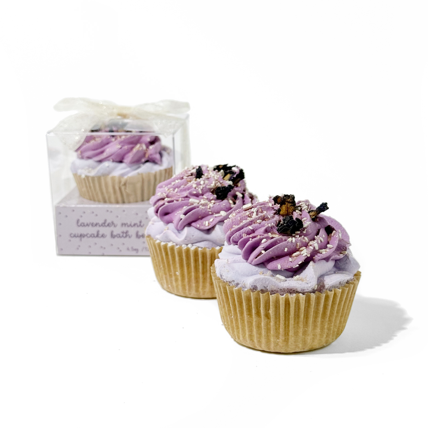 Lavender Mint Cupcake Bath Bomb-Birthday Gifts