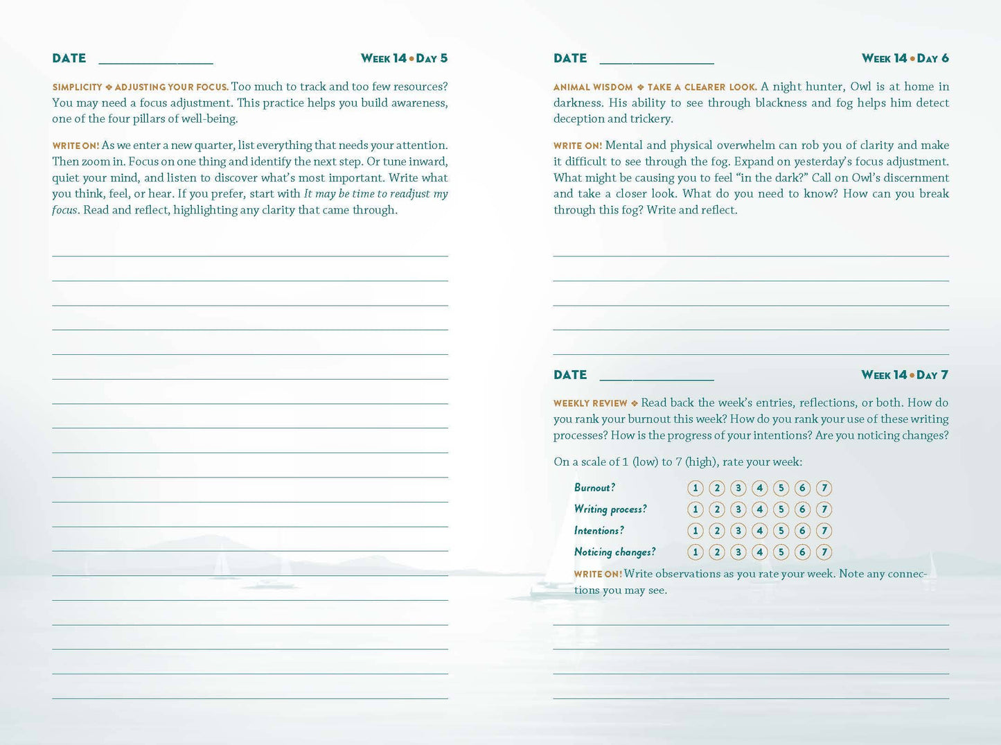 Therapy Journal for Overcoming Burnout by Kathleen Adams Union Square & Co.