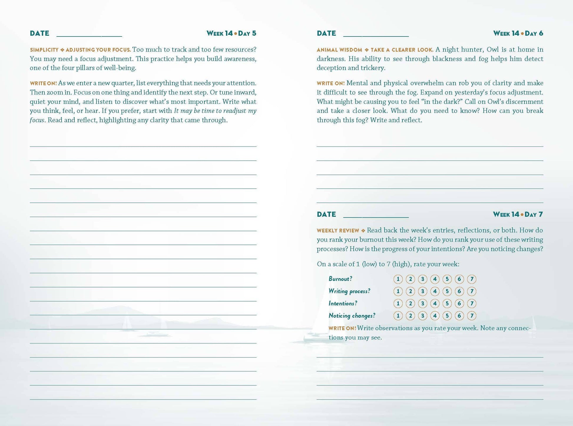 Therapy Journal for Overcoming Burnout by Kathleen Adams Union Square & Co.