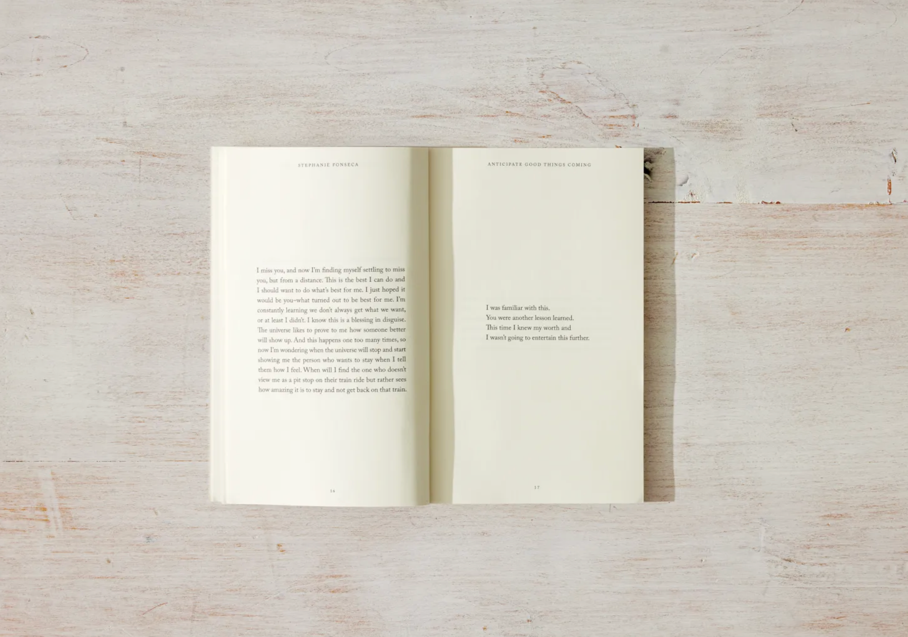 Anticipate Good Things Coming - book Thought Catalog