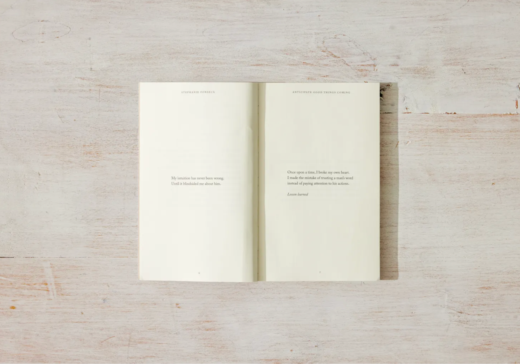 Anticipate Good Things Coming - book Thought Catalog