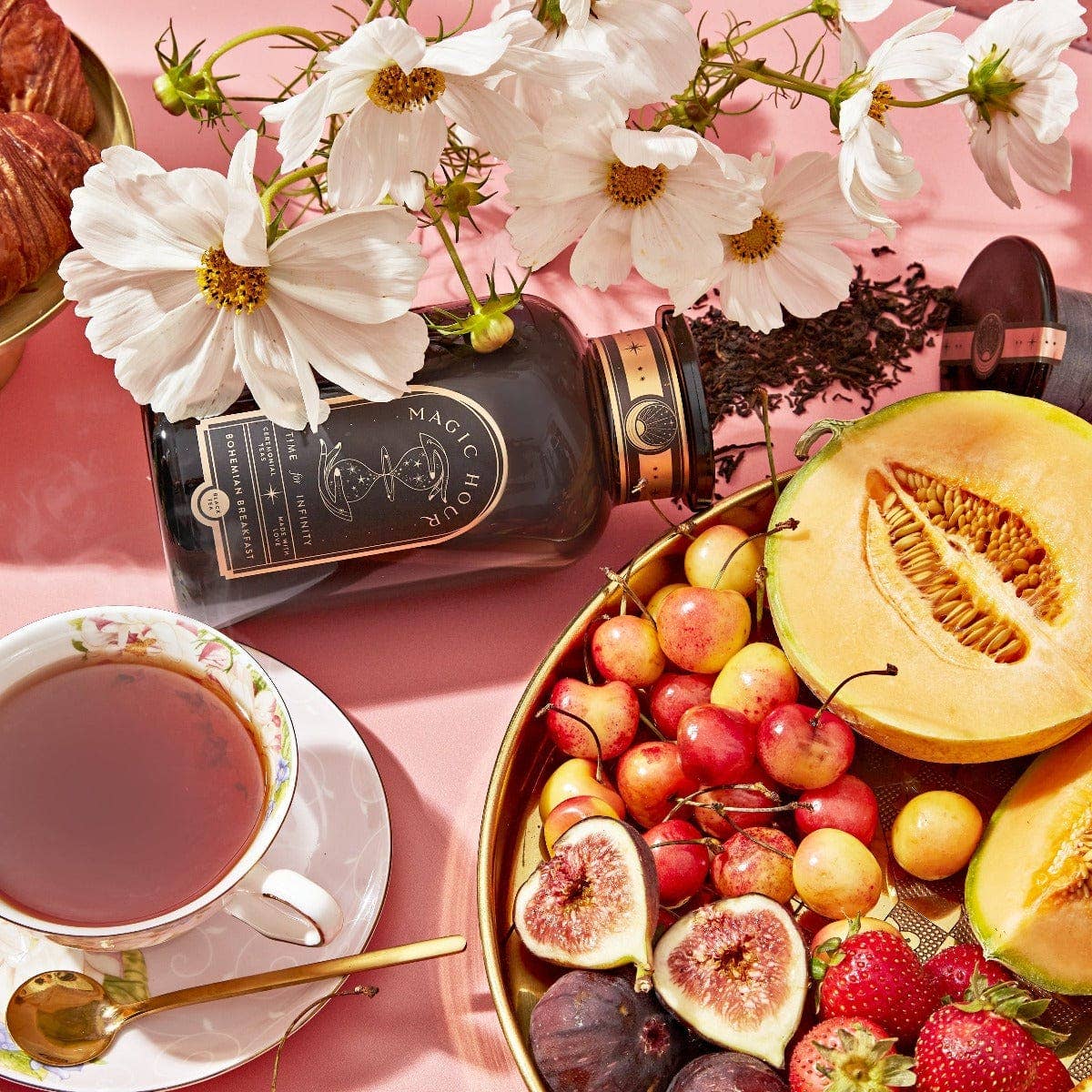 Bohemian Breakfast Black Tea- Probiotic Rich Vanilla Puerh Magic Hour