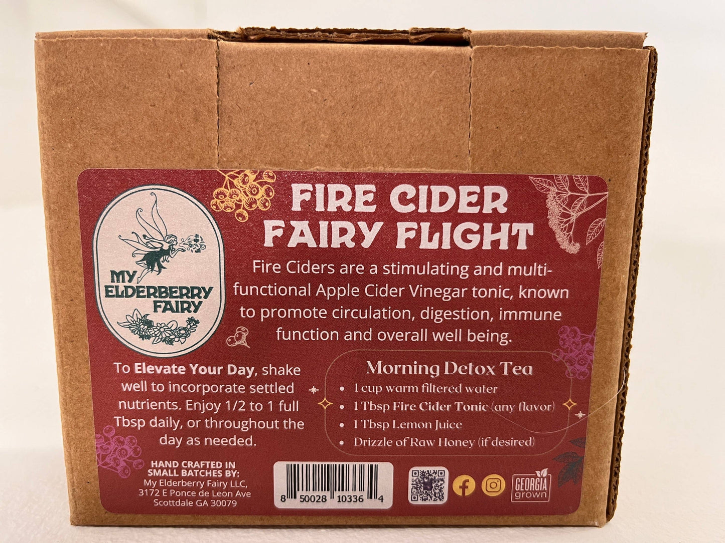 Fire Cider Fairy Flight - (Gift Pack - 3 x 2oz) My Elderberry Fairy