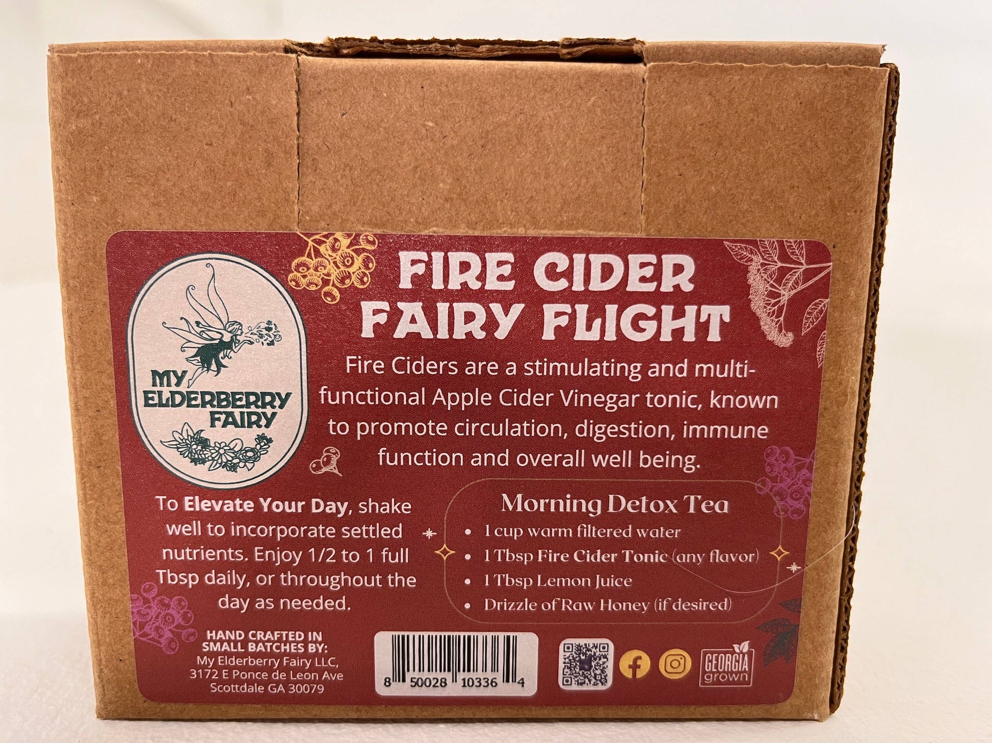 Fire Cider Fairy Flight - (Gift Pack - 3 x 2oz) My Elderberry Fairy