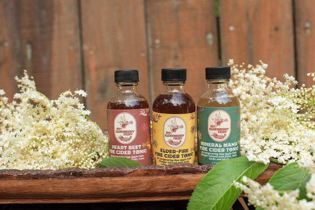 Fire Cider Fairy Flight - (Gift Pack - 3 x 2oz) My Elderberry Fairy