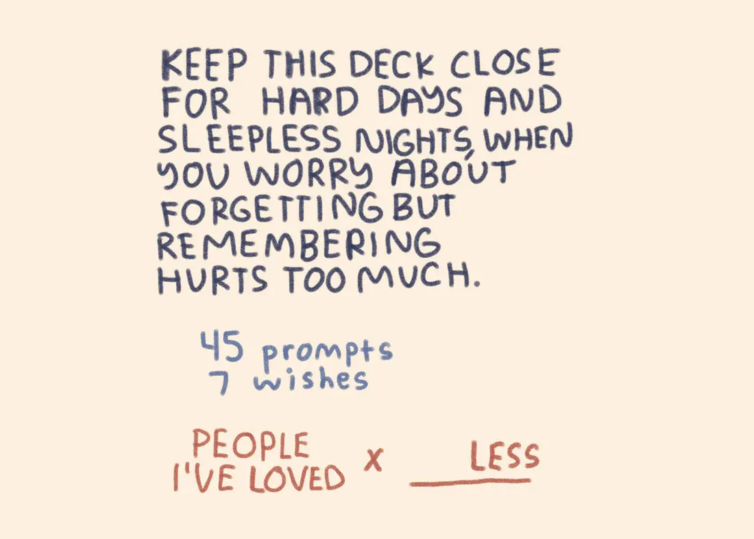Grief Support Card Deck People I've Loved CARD DECK