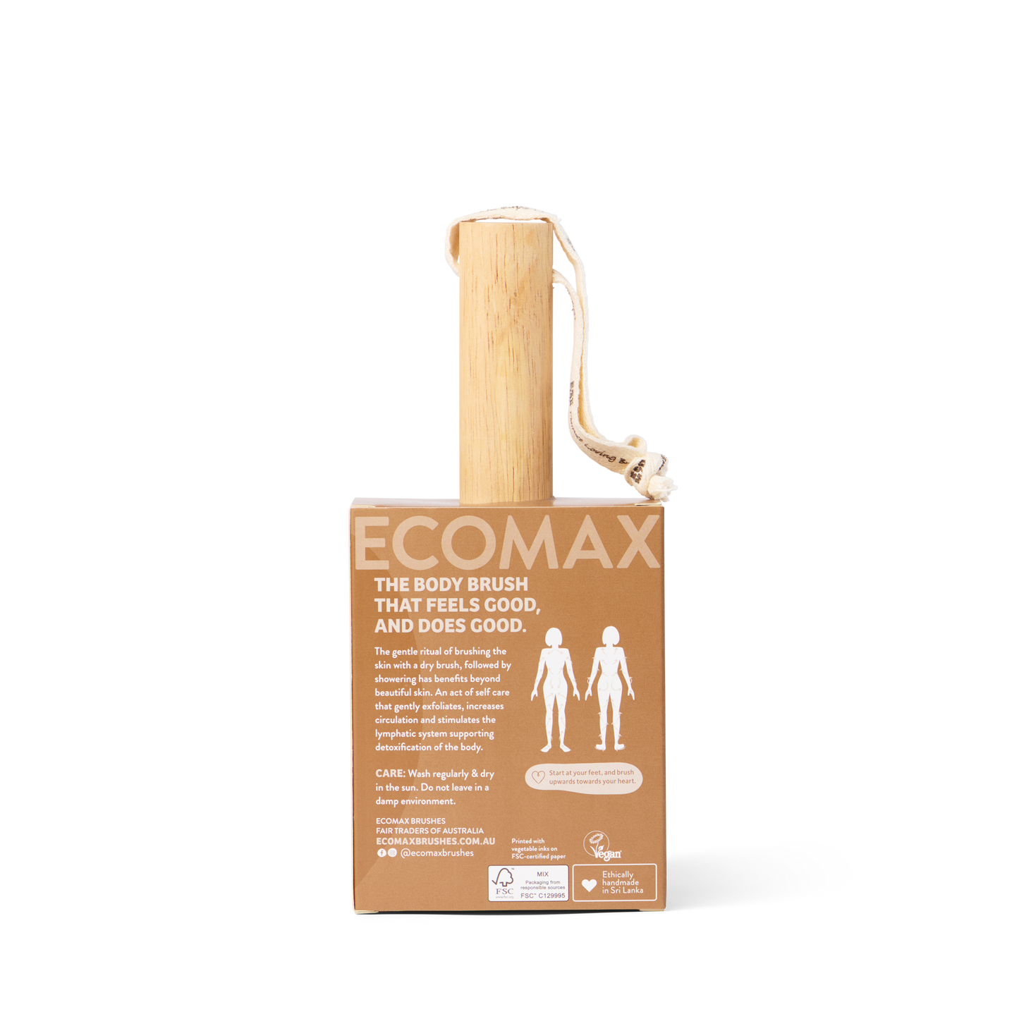 NEW - Spa Body Brush – Firm Sisal (Natural) Ethical Global