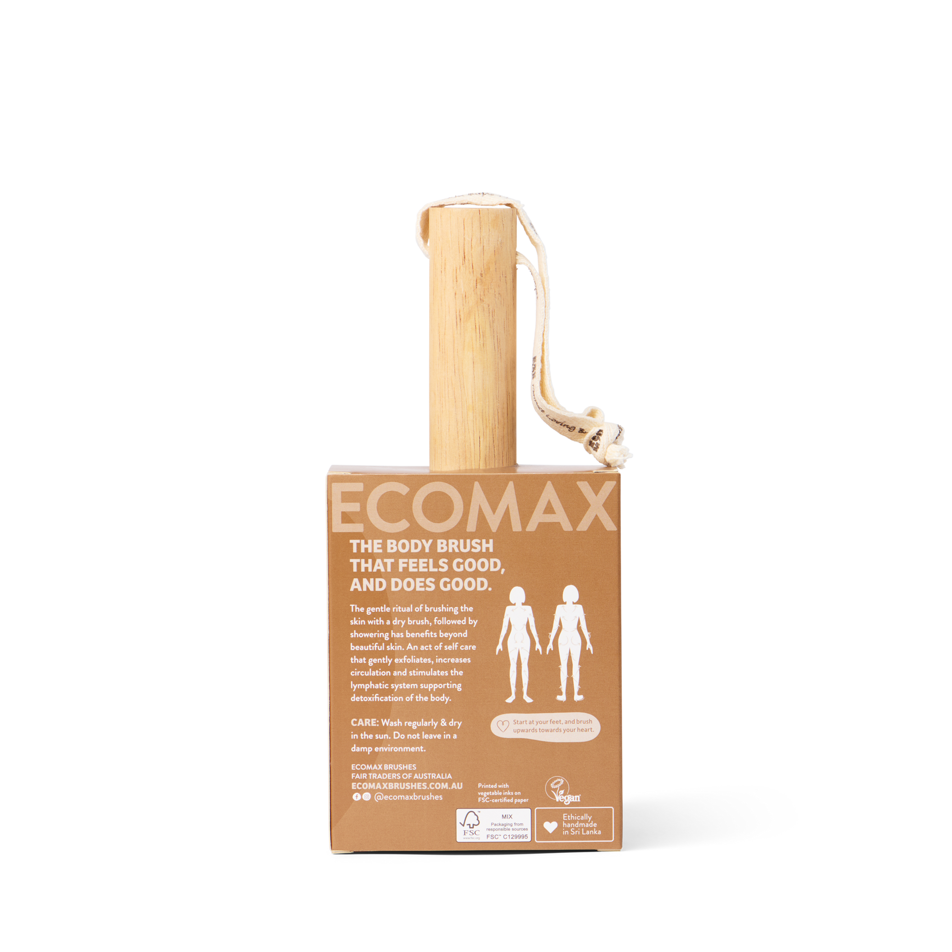 NEW - Spa Body Brush – Firm Sisal (Natural) Ethical Global