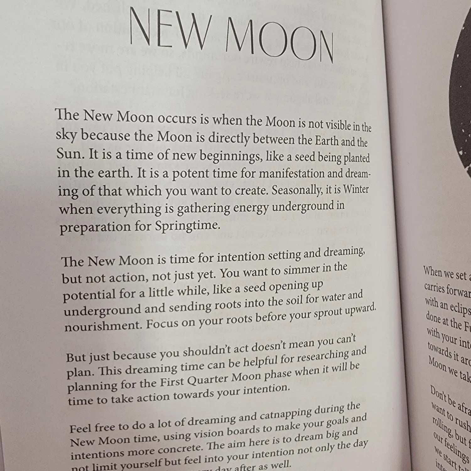 New Moon Intention Setting Journal Bella deLuna Journal