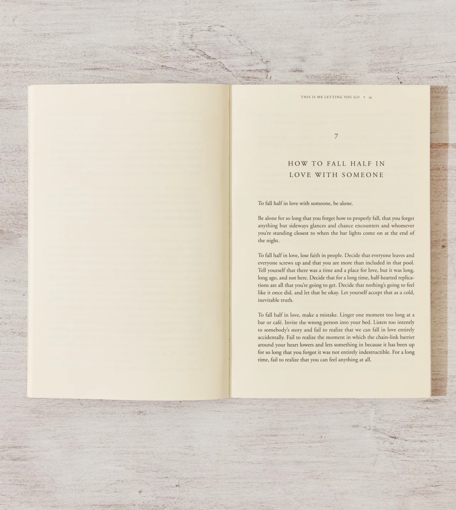 This Is Me Letting You Go - book Thought Catalog