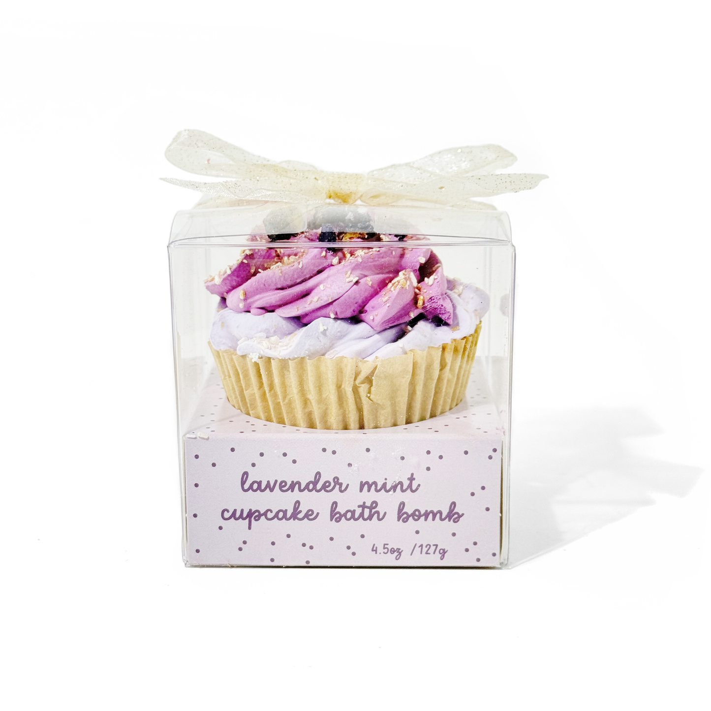 Lavender Mint Cupcake Bath Bomb-Birthday Gifts