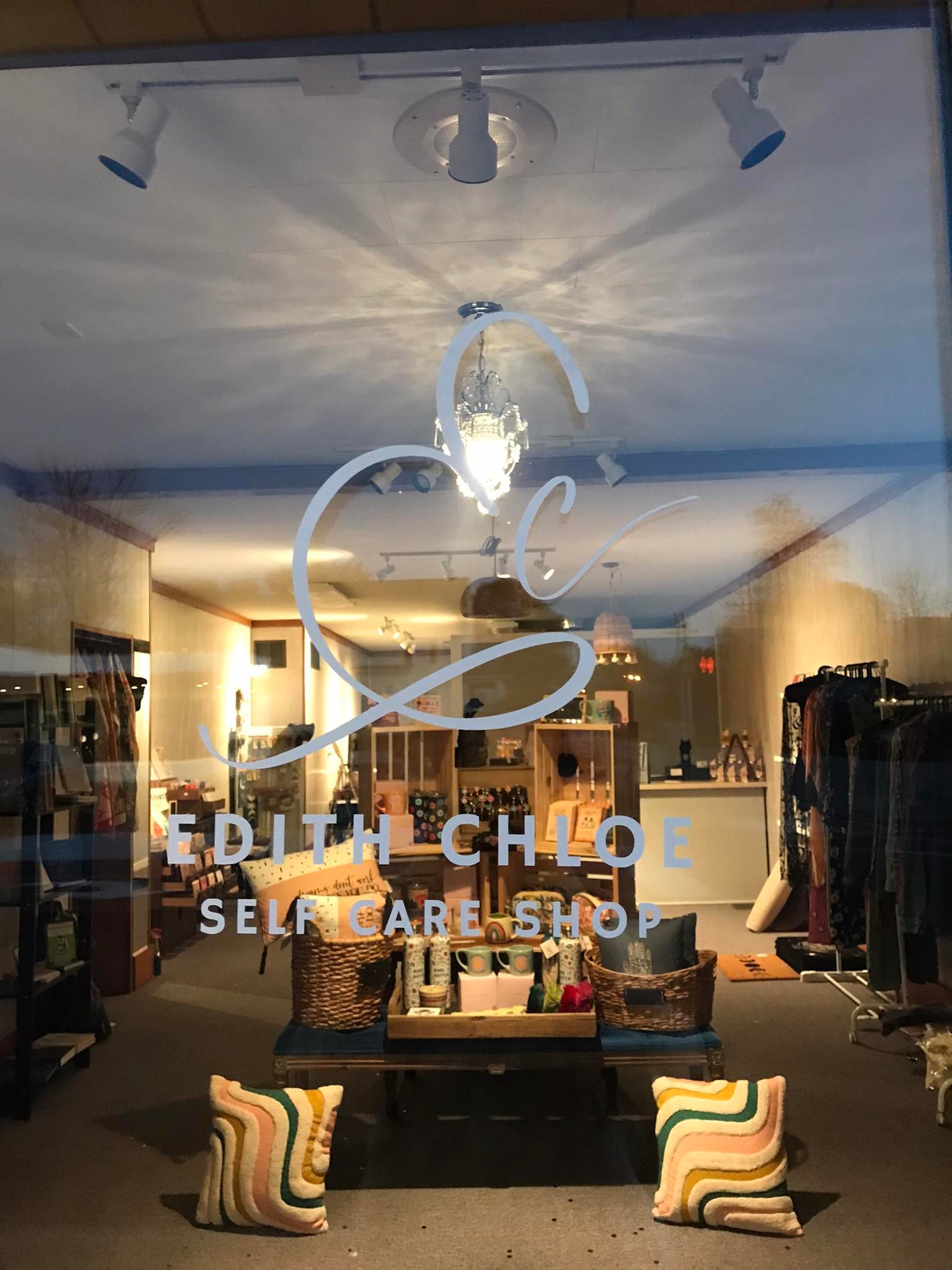 Store Front for Edith Chloe Self Care Shop at 1605 Kossuth St. Lafayette, Indiana