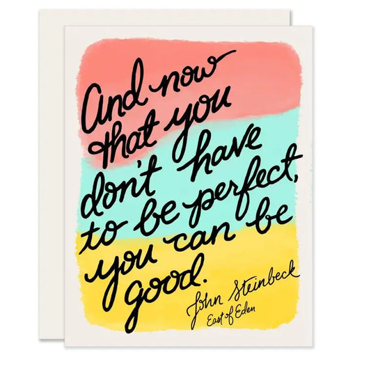 John Steinbeck Quote Slightly Stationery