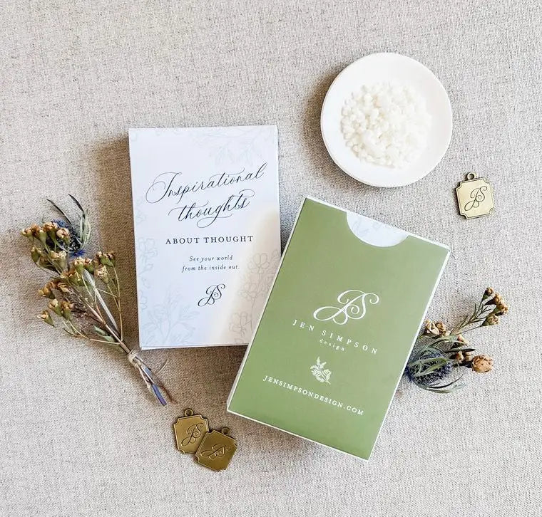 Thought Work Card Deck For Meditation Jen Simpson Design