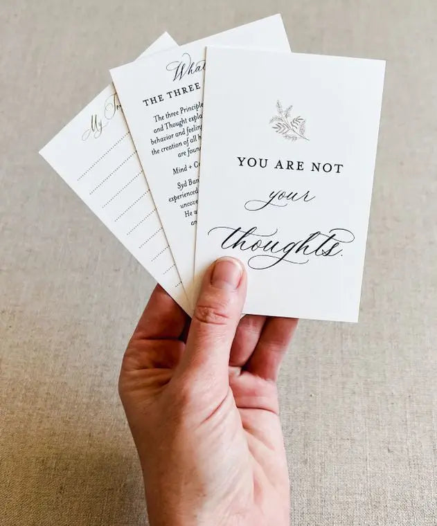 Thought Work Card Deck For Meditation Jen Simpson Design
