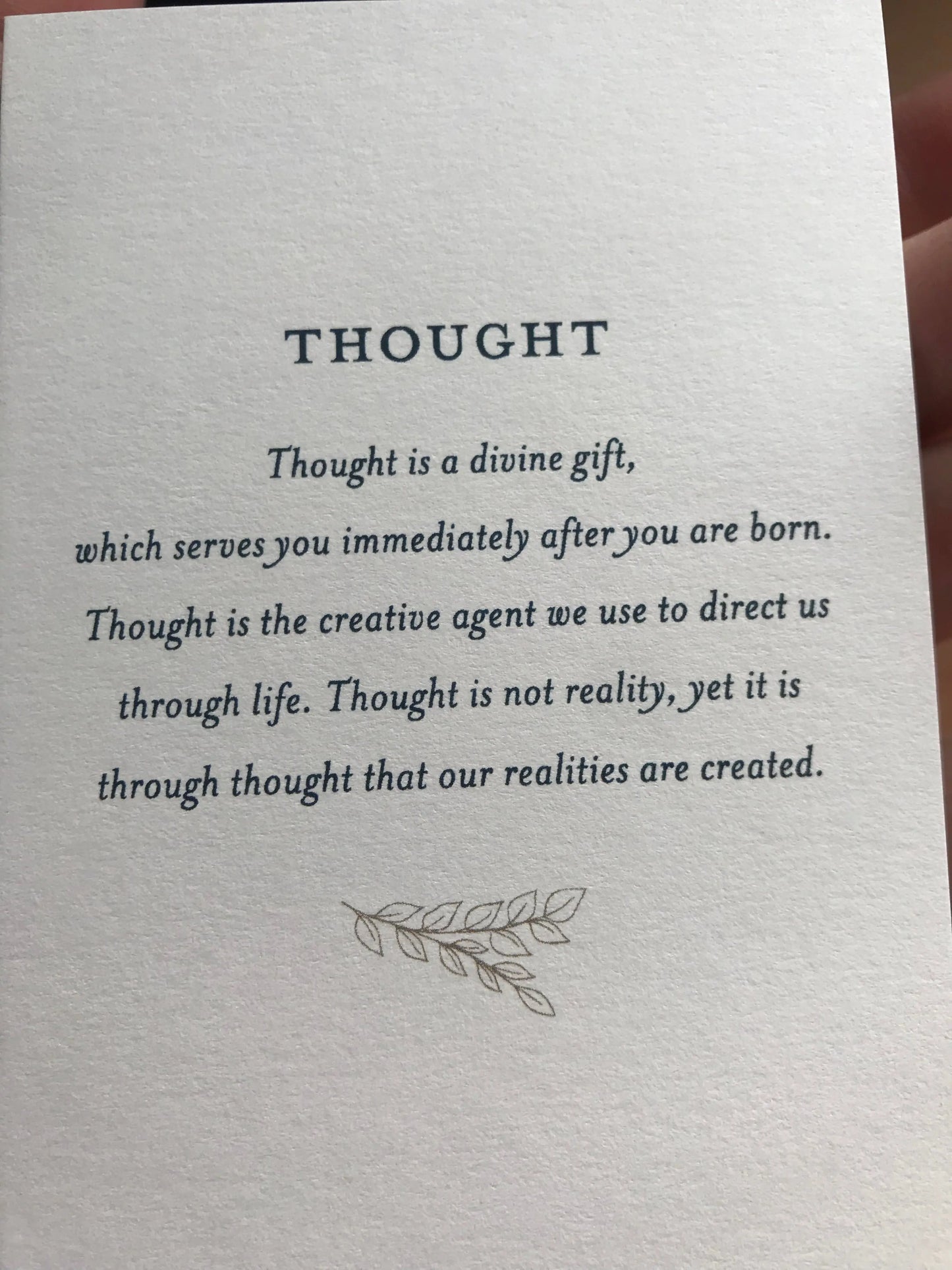 Thought Work Card Deck For Meditation Jen Simpson Design