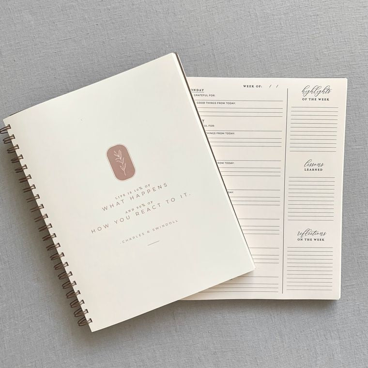 Gratitude Journal To Increase Happiness Calming Aesthetic Jen Simpson Design