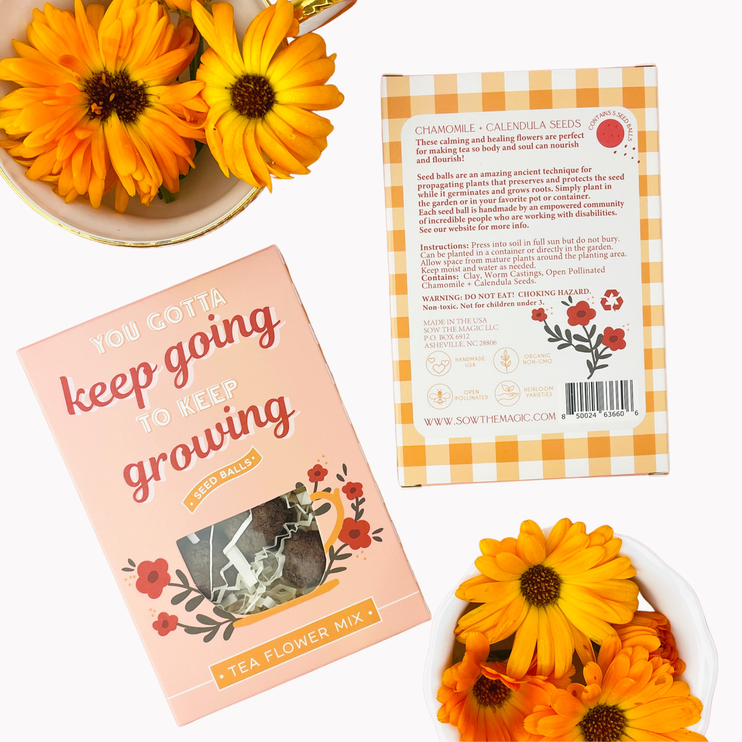 Seed Ball Gift Box Calendula Seeds