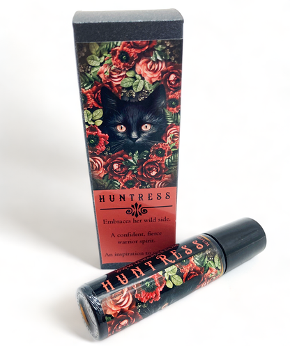 Huntress Pheromone Roller Oil Perfume-Black Current, Cherry Wine, Hibiscus