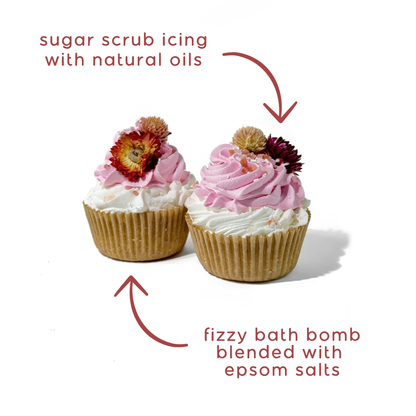 Cupcake Bath Bomb-Perfect Birthday Gift