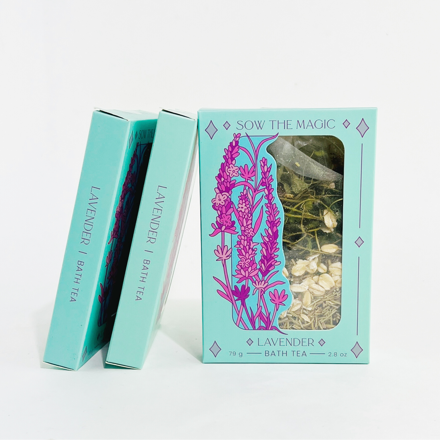 Lavender Lovers Tarot Botanical Bath Tea Box Sow the Magic