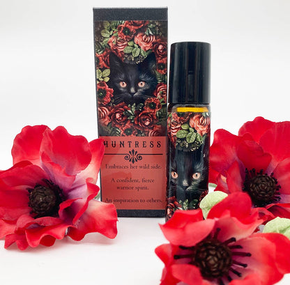 Huntress Pheromone Roller Oil Perfume-Black Current, Cherry Wine, Hibiscus