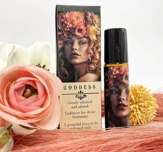 Goddess Pheromone Roll On Perfume Madagascar Vanilla, Sandalwood, Caramel