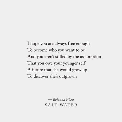 Salt Water - book Thought Catalog