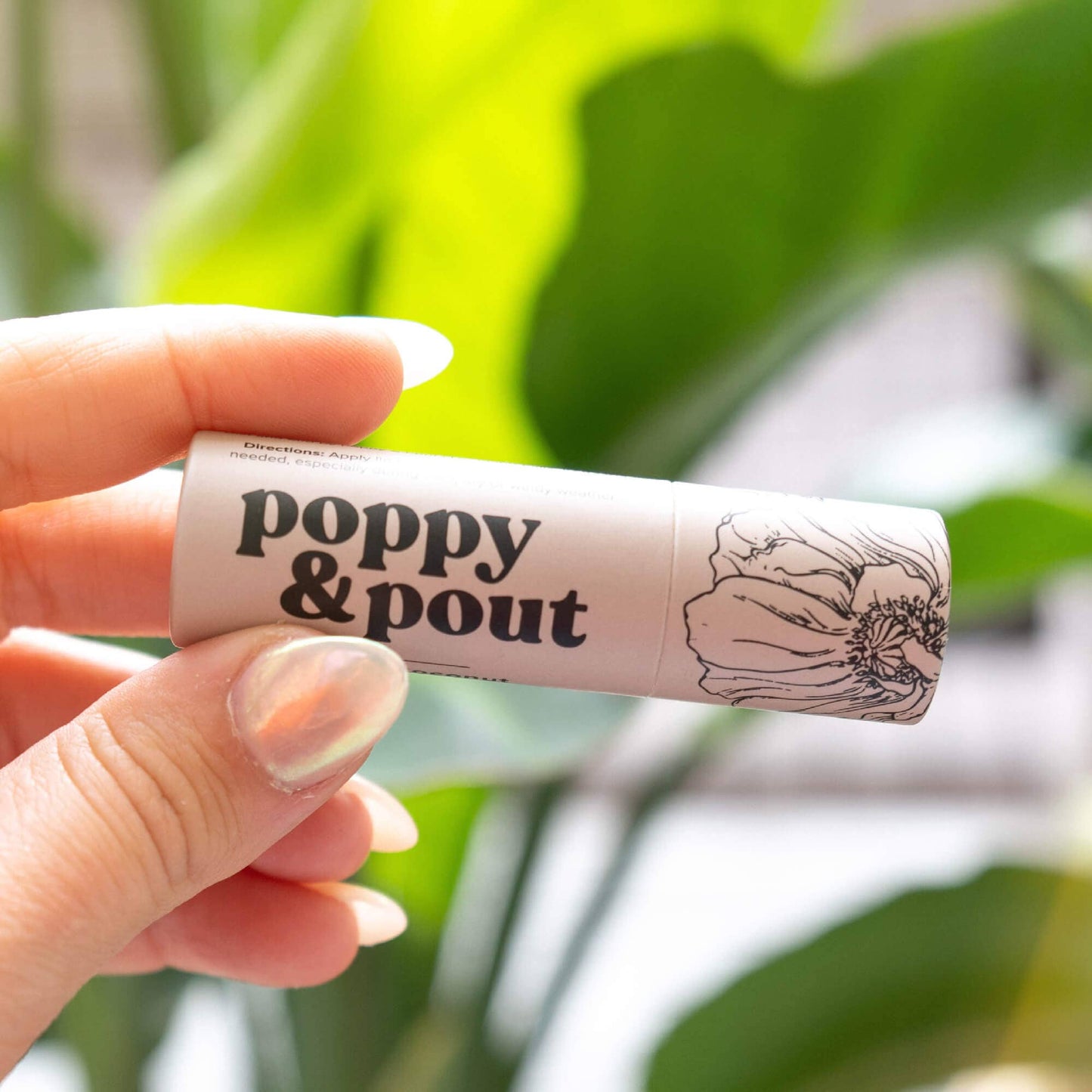 Poppy and Pout- Island Coconut Flavored Lip Balm