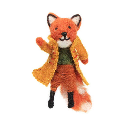 Fox, Reindeer, Bunny Felt Wool Ornaments Fair-Trade Ethical Global