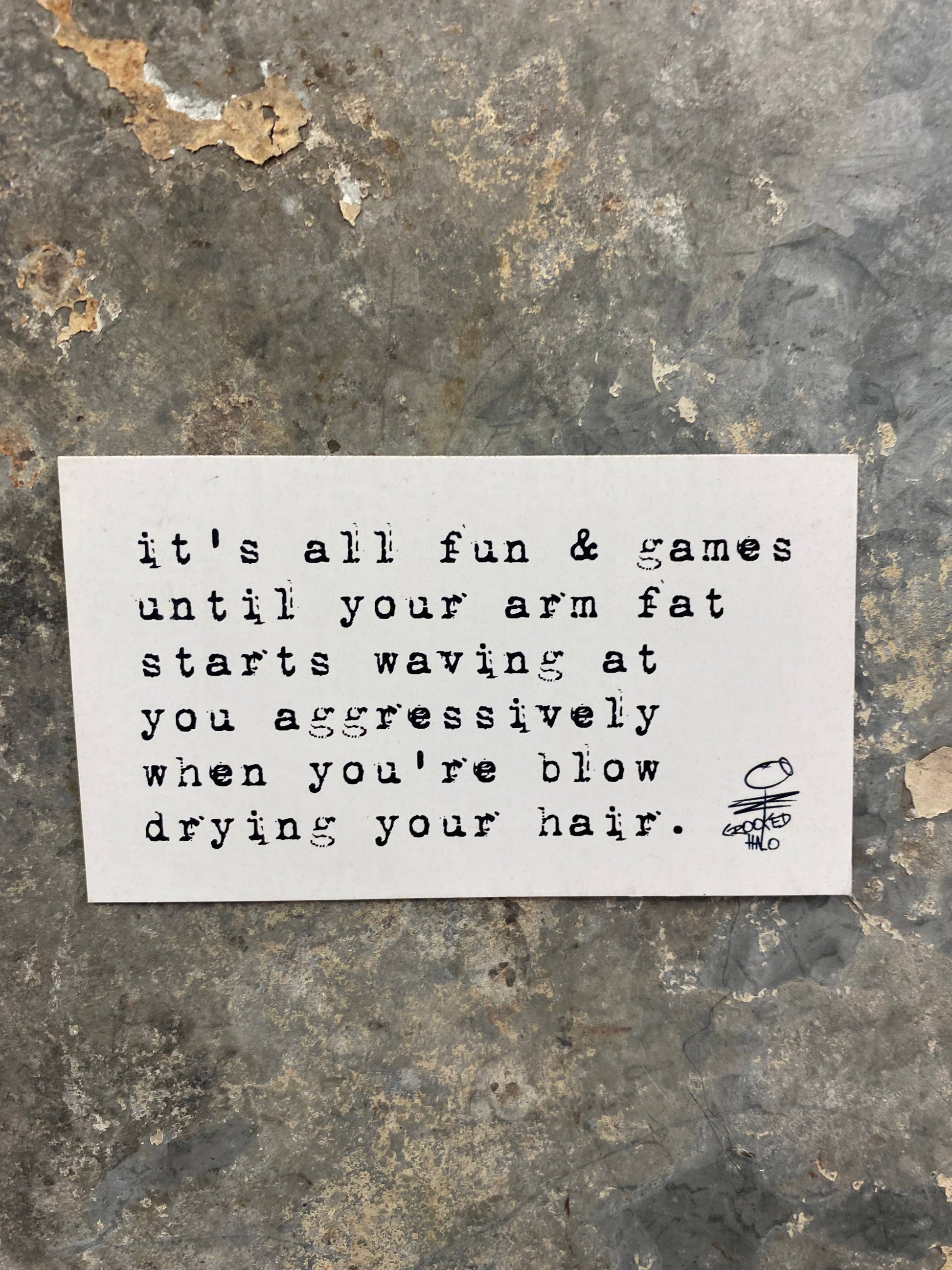 All Fun and Games Magnet Crooked Halo