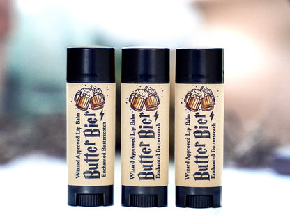 Butter Bier Lip Balm - Harry Potter inspired chapstick The Little Flower Soap Co