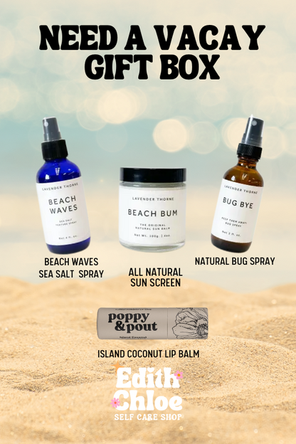Need A Vacay Gift Box-A Tropical Escape in a Box-All Natural Made In The USA
