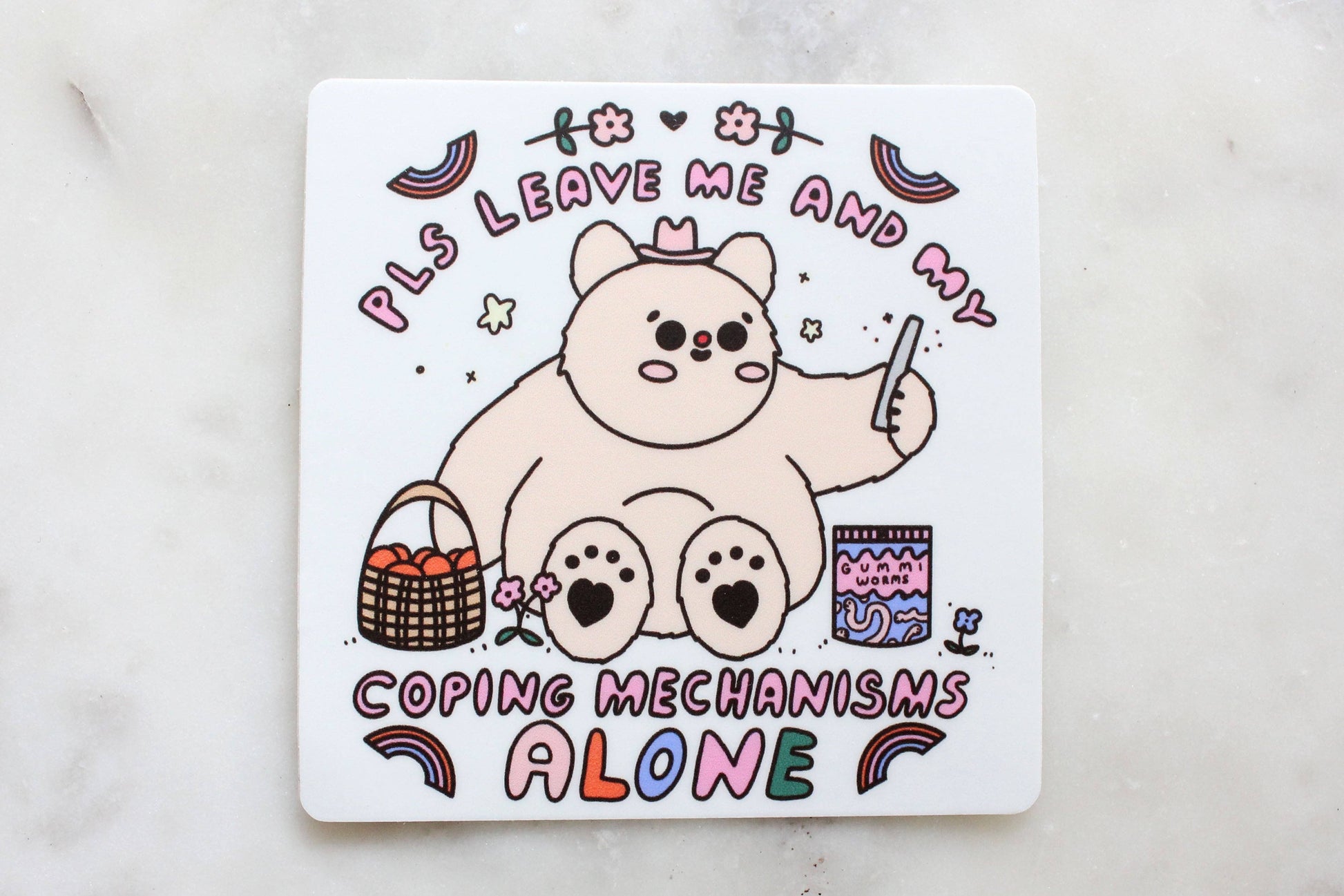 Coping Mechanisms Sticker Tender Ghost