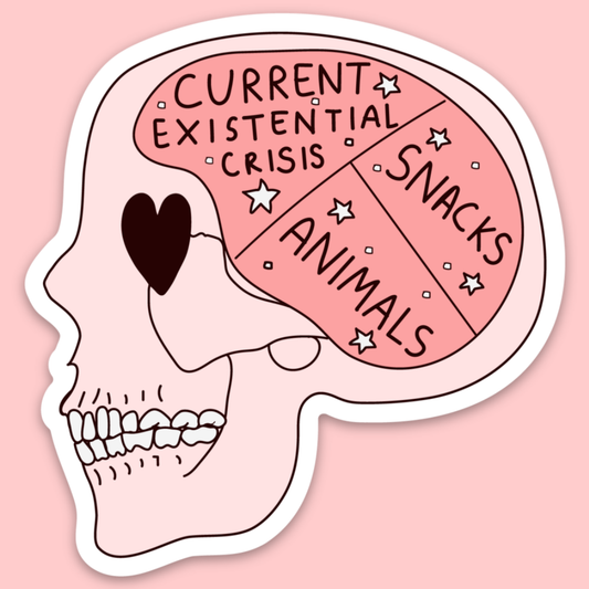 Current Existential Crisis Sticker Tender Ghost