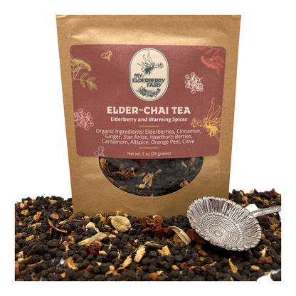 Elder-Chai Tea (1 oz) My Elderberry Fairy