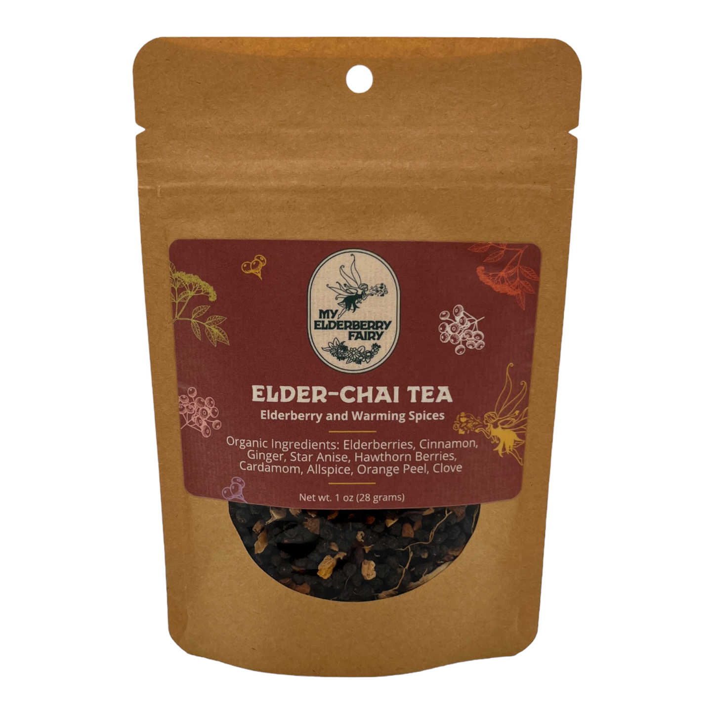 Elder-Chai Tea (1 oz) My Elderberry Fairy