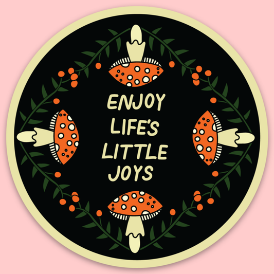 Enjoy Life's Little Joys Sticker Tender Ghost