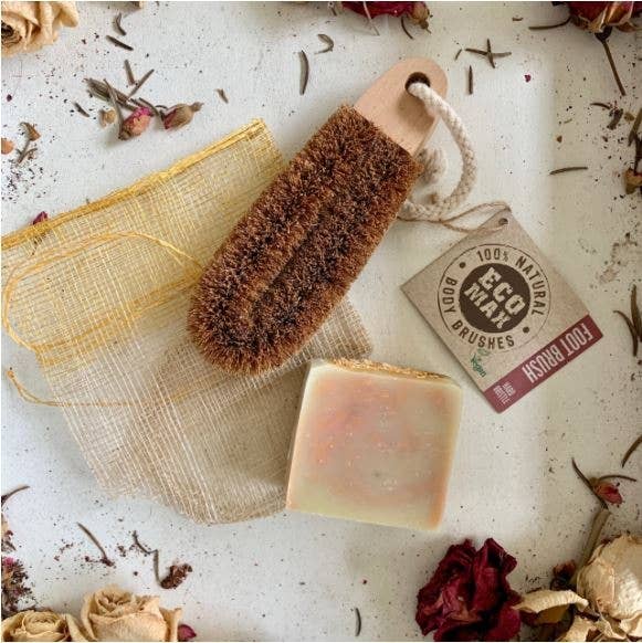 Foot Brush (Wet or Dry) Handmade Ethical Global