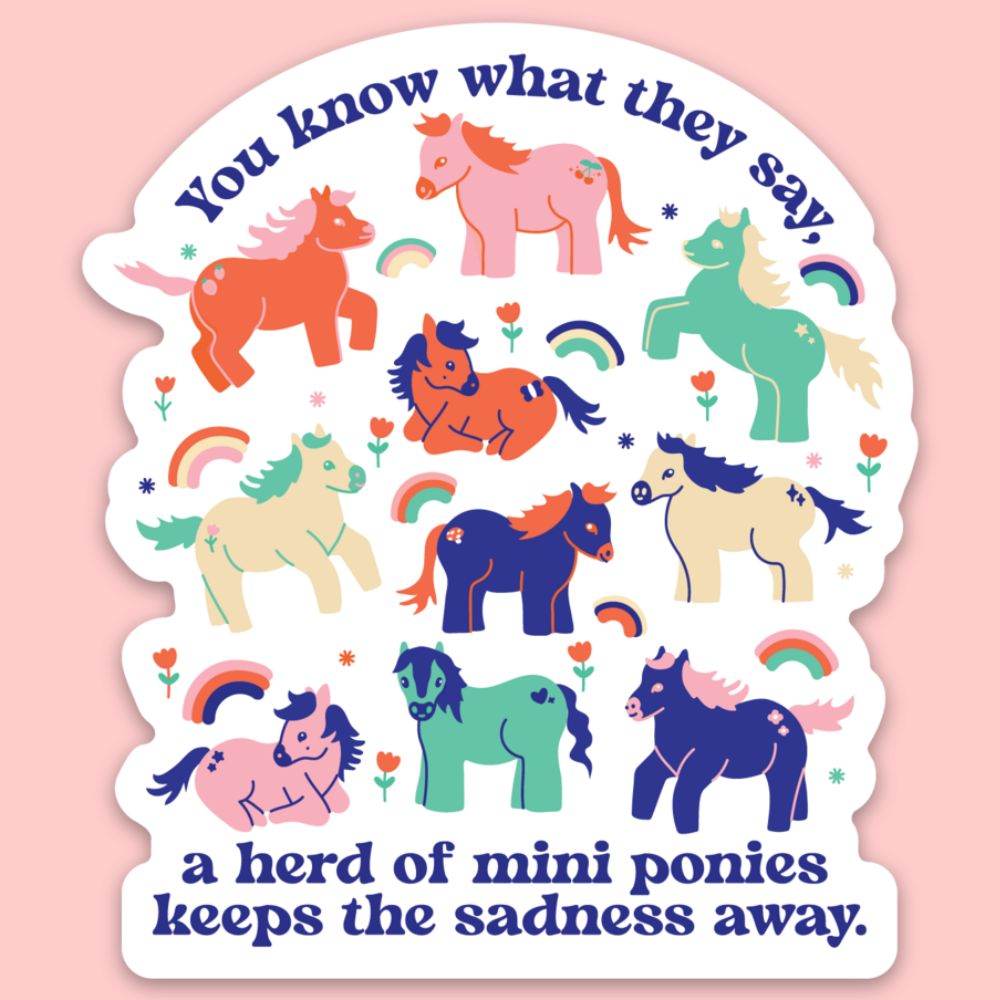 Mini Ponies Sticker Tender Ghost