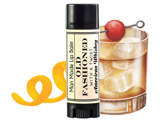 Old Fashioned Lip Balm - Whiskey Chapstick The Little Flower Soap Co