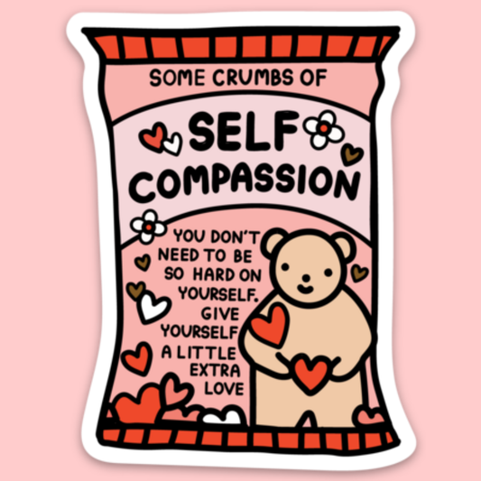 Self Compassion Sticker Tender Ghost