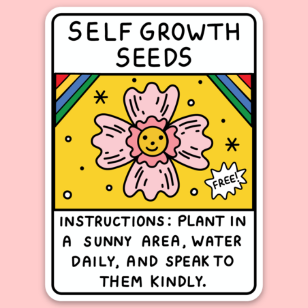 Self Growth Seeds Sticker Tender Ghost