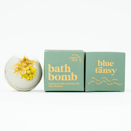 TANSY • 100% BOTANICAL BATH BOMB • Ginger June Candle Co.