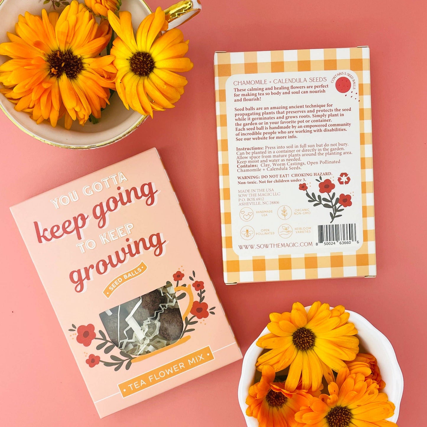 Seed Ball Gift Box Calendula Seeds