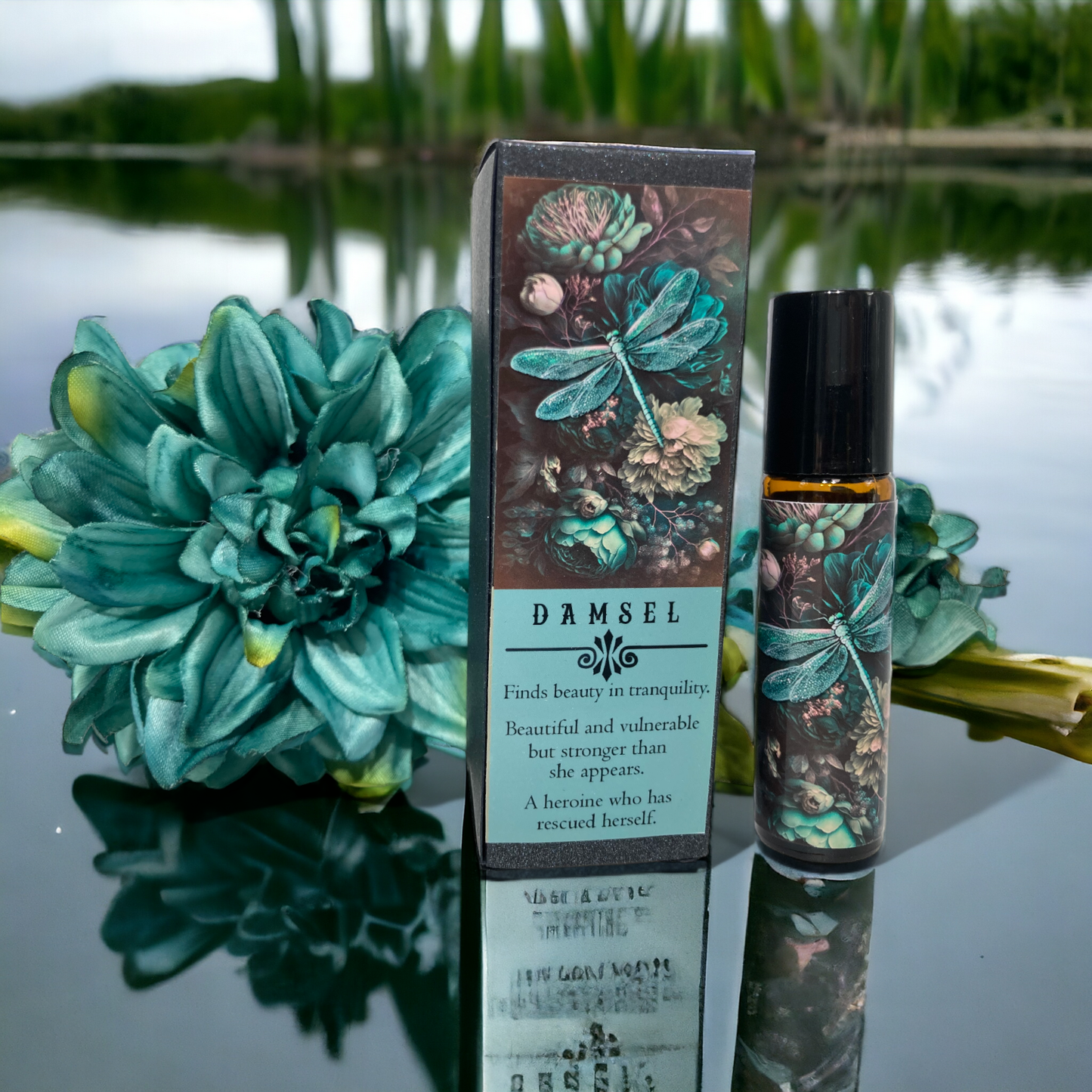 Phermone Perfume-Damsel- Tranquil Waters, Sweet Melon & Driftwood